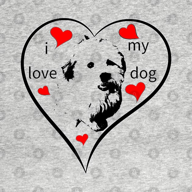 i love my dog, puppy, havanese, bolonka, giftidea by rh_naturestyles